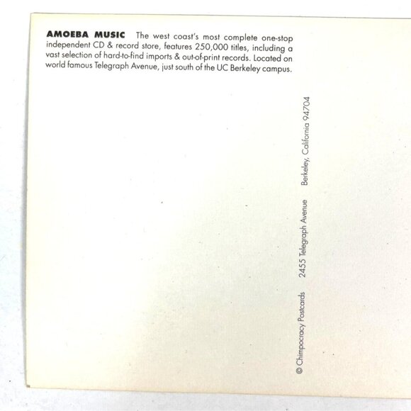 Amoeba Music Berkeley San Francisco CA 10 Tote Bag Button Postcard Sticker Lot - Picture 15 of 15